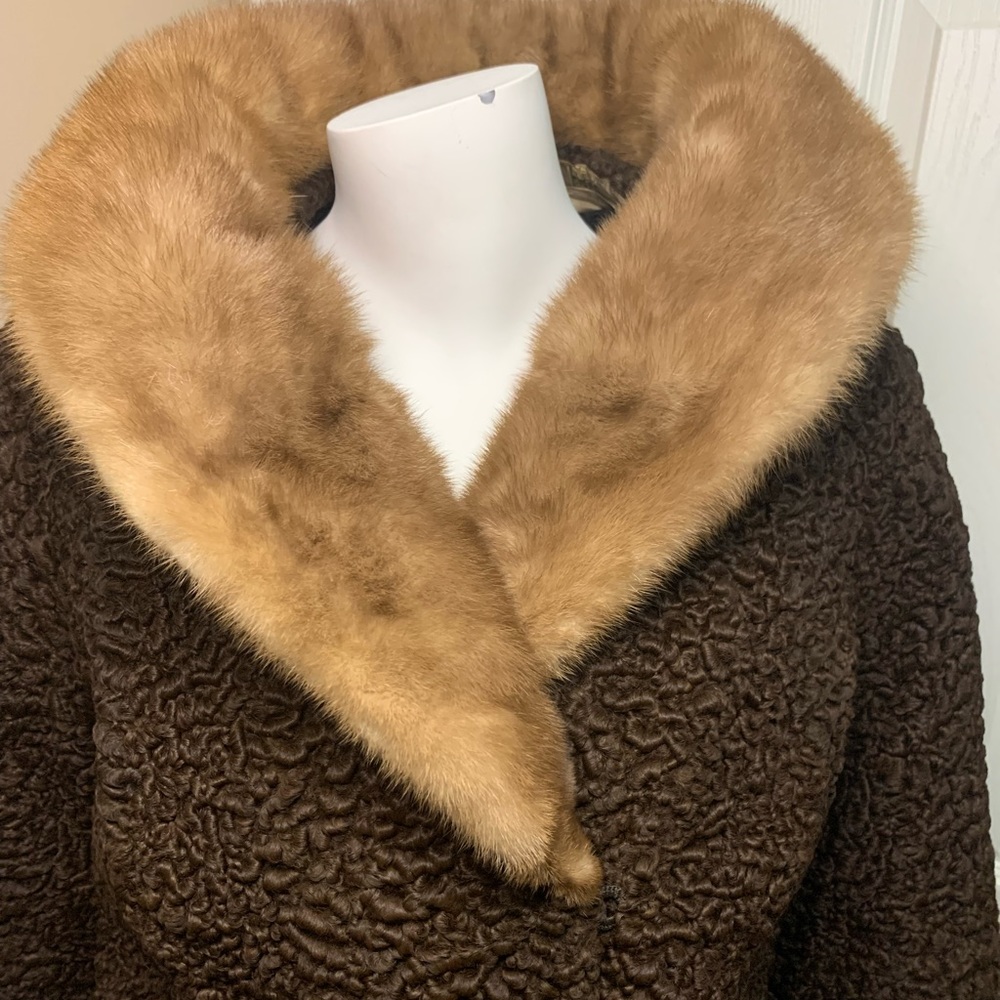 Brown mink jacket - Picture 9 of 16
